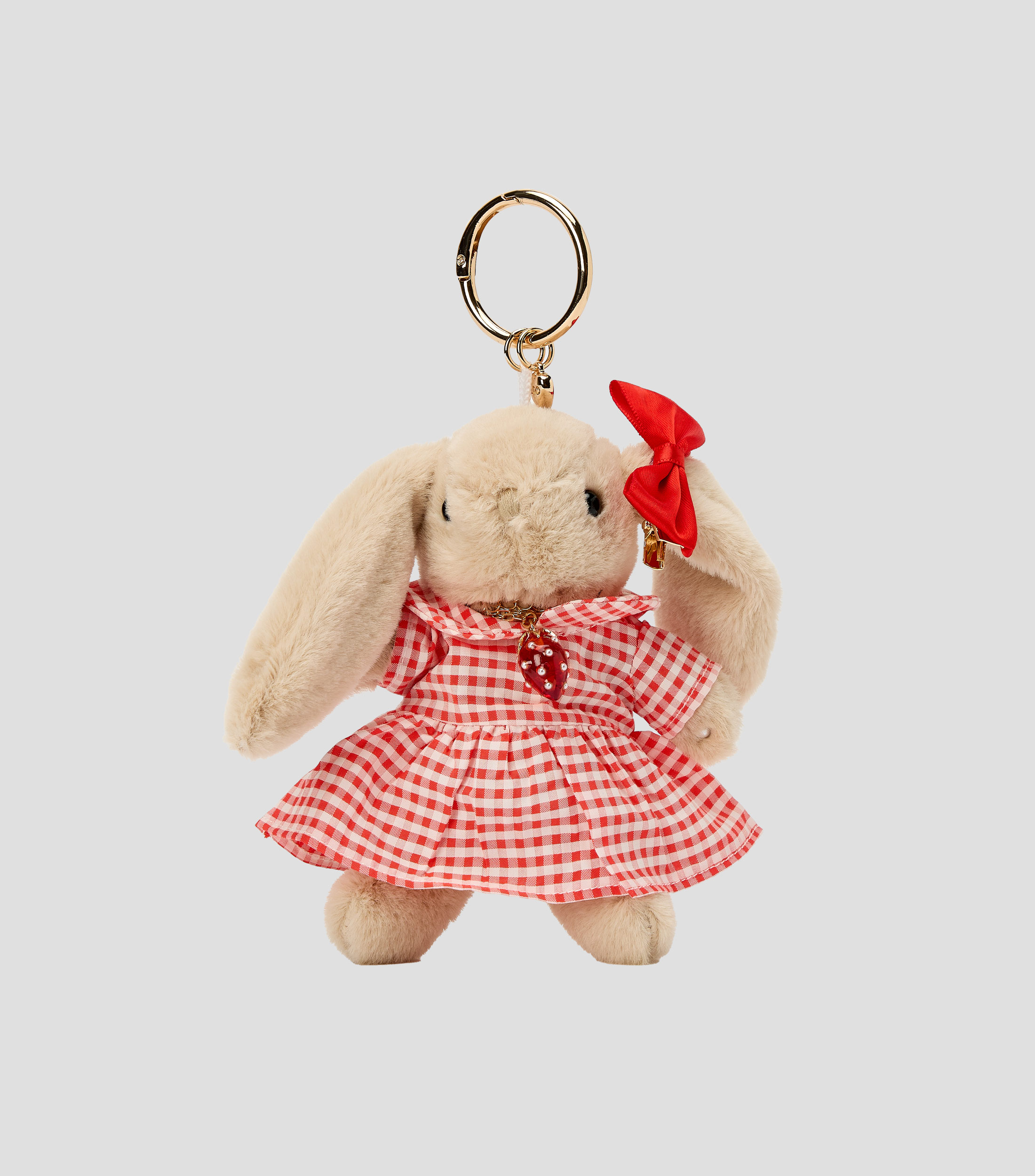 Llavero en forma de conejito de peluche Mujer